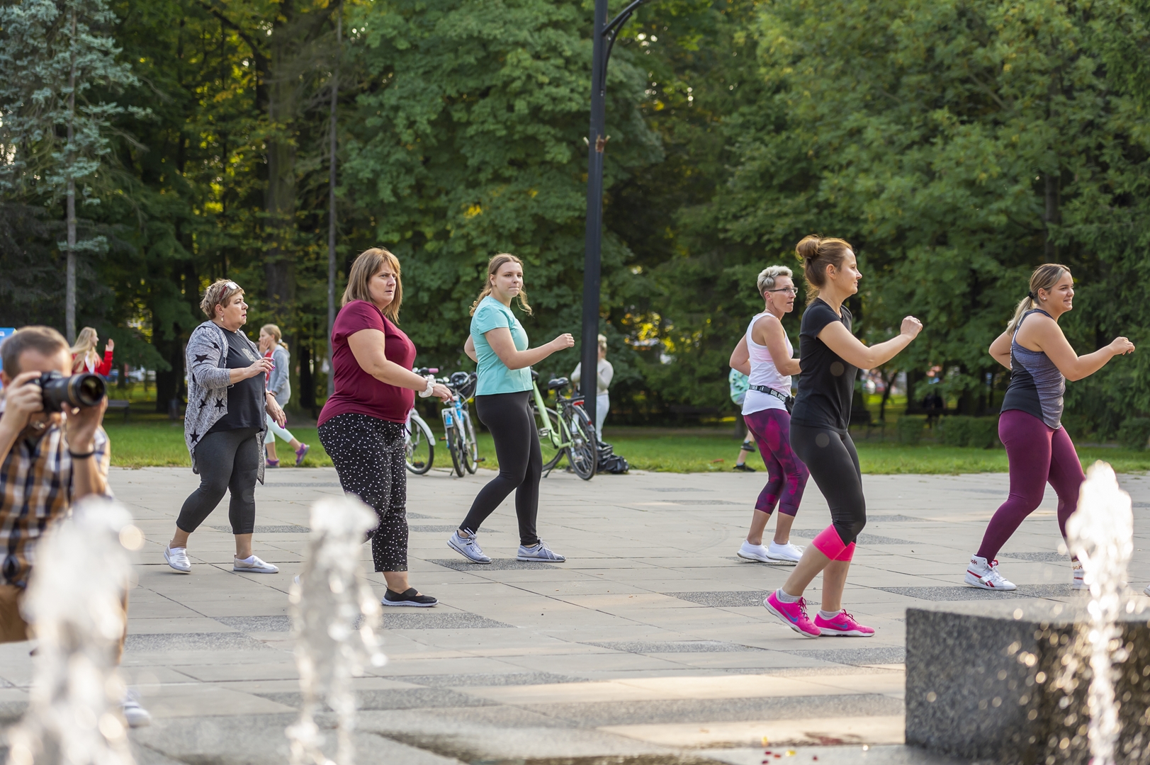 Maraton fitness w Parku Miejskim